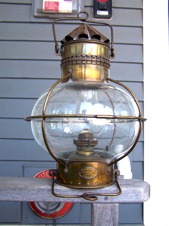 A British Admiralty Lamp made by Davies of London circa 1900